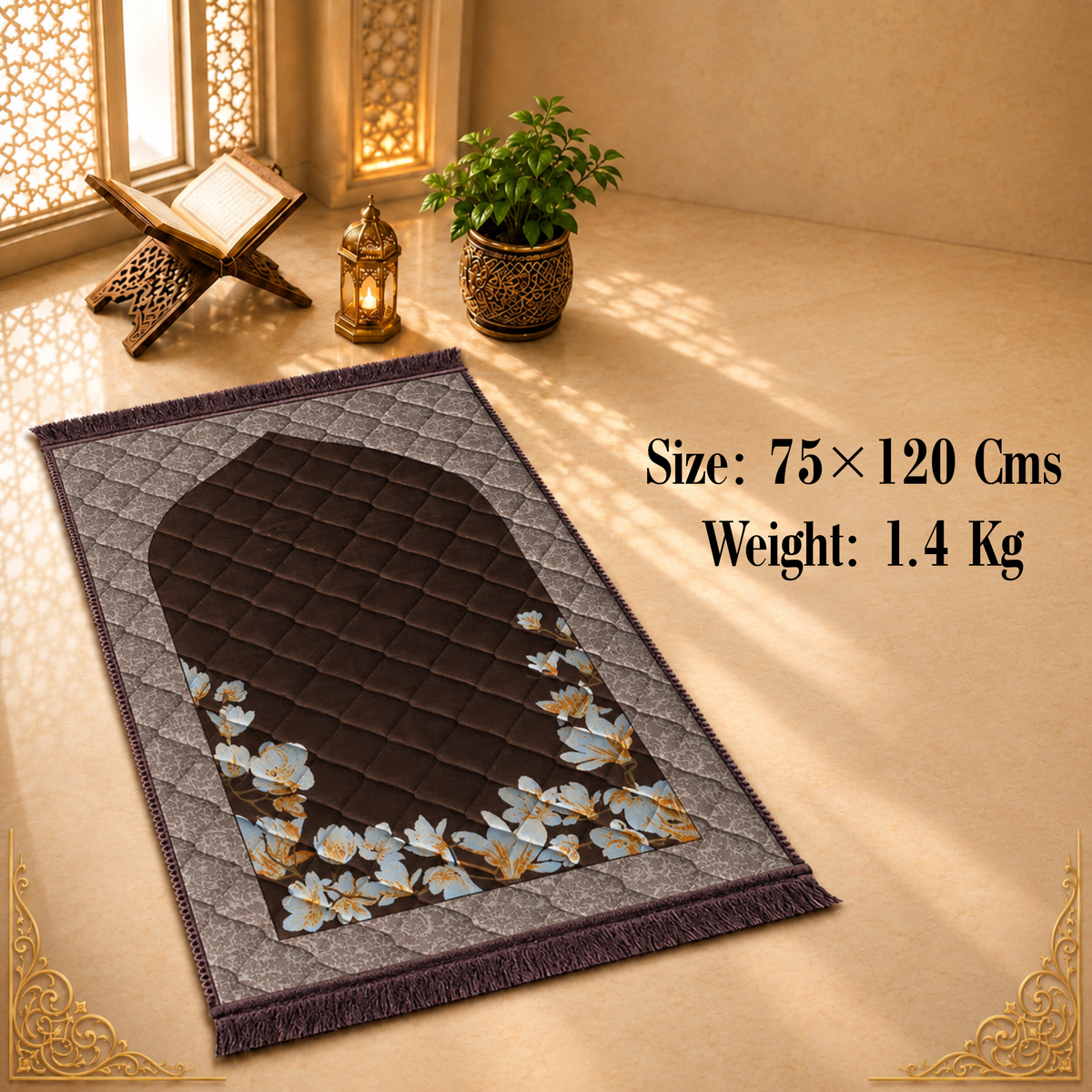 Soft & Comfortable & Folding Prayer Mat